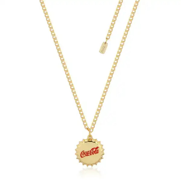 Coke Bottle Cap Necklace - Gold