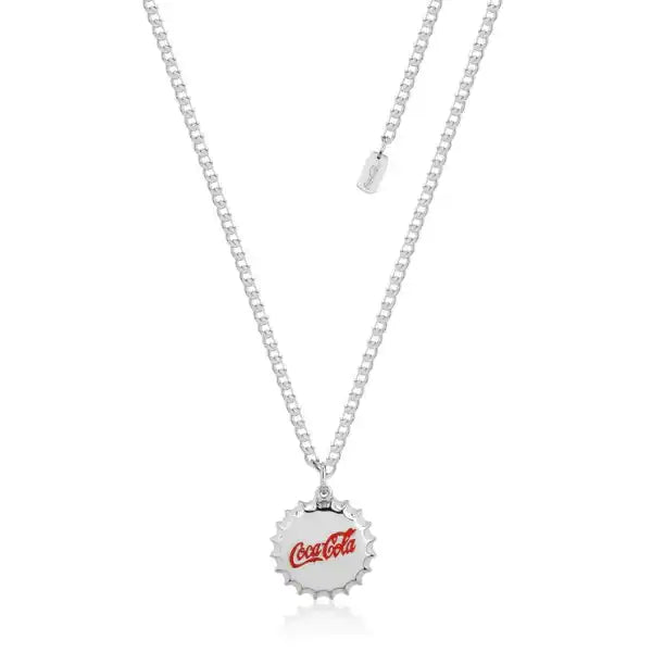 Coke Bottle Cap Necklace - Silver
