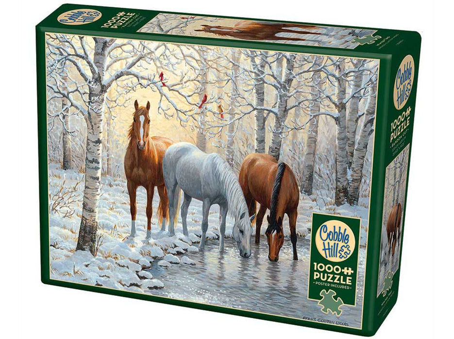 Cobble Hill 'Winter Trio' Jigsaw Puzzle - 1000 Piece