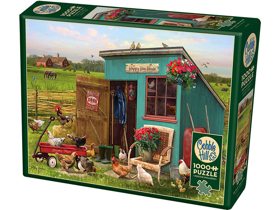 Cobble Hill 'Happy Hen House' Jigsaw Puzzle - 1000 Piece