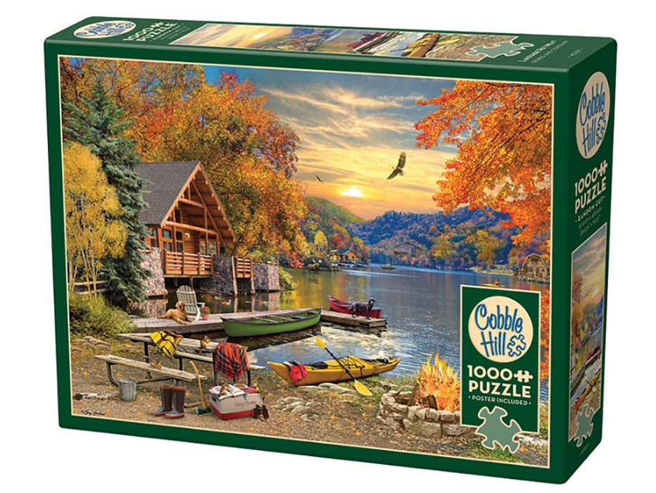 Cobble Hill 'Lakeside Retreat' Jigsaw Puzzle - 1000 Piece