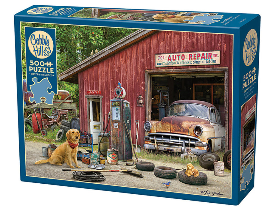 Cobble Hill 'Auto Repair' Jigsaw Puzzle - 500 Piece