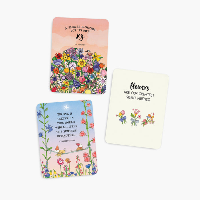 A Little Box of Flowers - 24 Twigseeds Affirmation Cards
