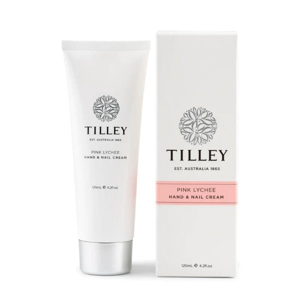 Tilley Pink Lychee Hand & Nail Cream - 125ml