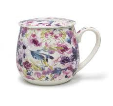 Tea Infuser Mug - Bluhen Peonie Rose