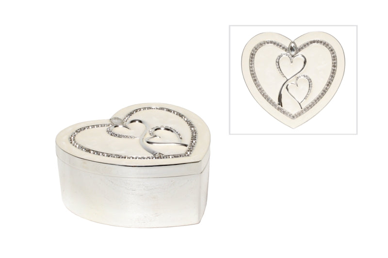 Ivory Heart Trinket Box