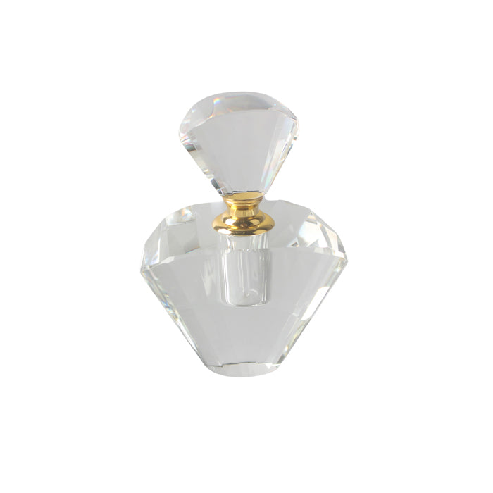 Parlour Crystal Clear Wedged Bottle