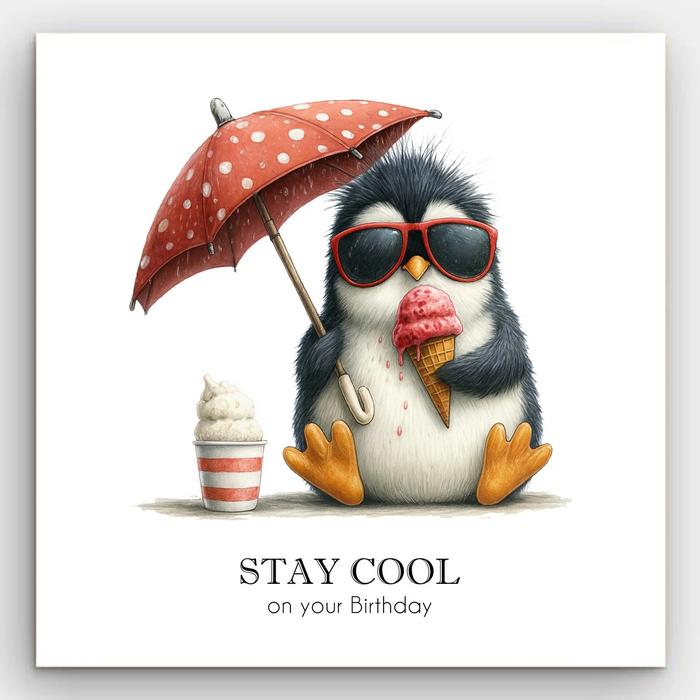 Happy Birthday - Stay Cool Card