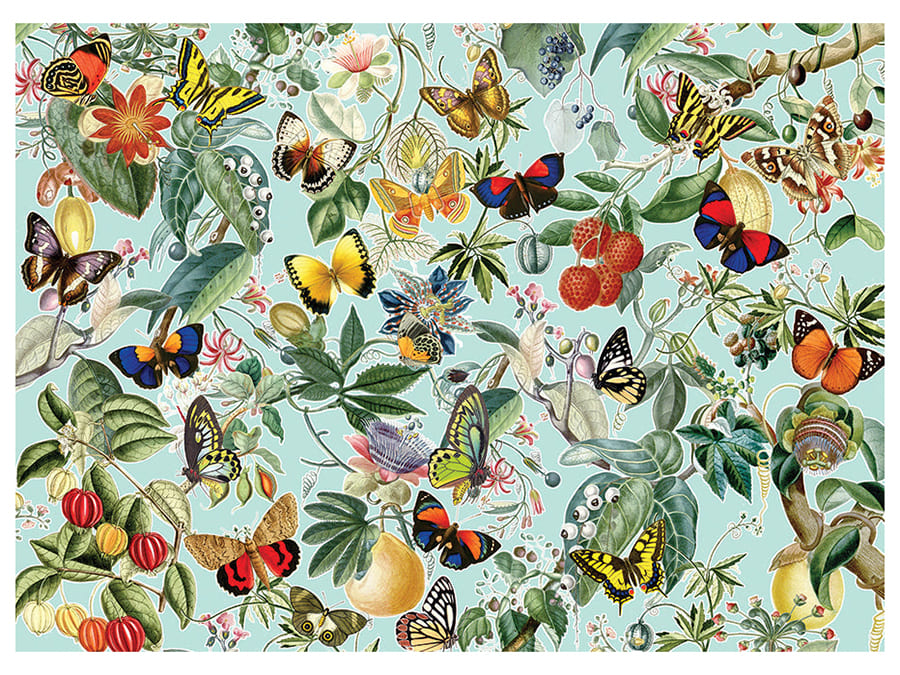 Cobble Hill 'Fruit & Flutterbies' Jigsaw Puzzle - 1000 Piece