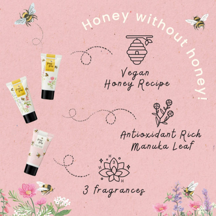 Heathcote & Ivory Hand Cream Trio - Busy Bees