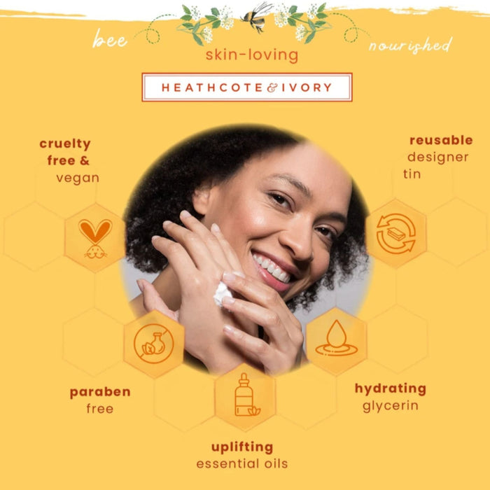 Heathcote & Ivory Hand Cream in Tin - Busy Bees