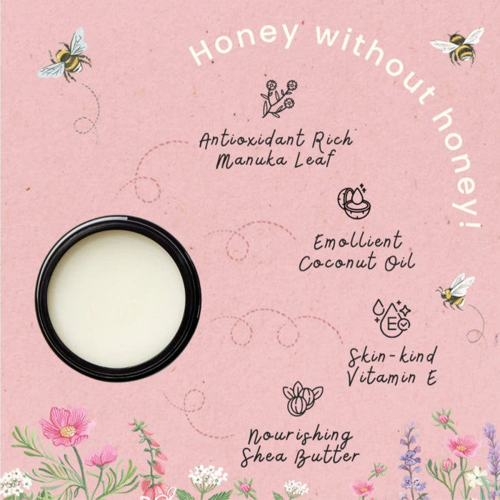 Heathcote & Ivory Vegan Honey Lip Butter - Busy Bees