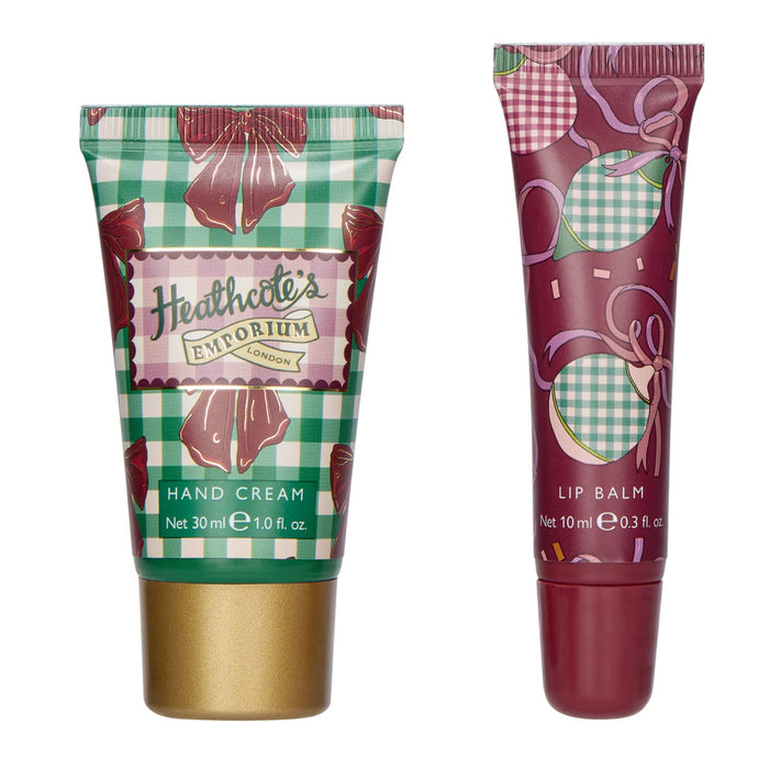 Heathcote's Festive Hand Cream & Lip Balm