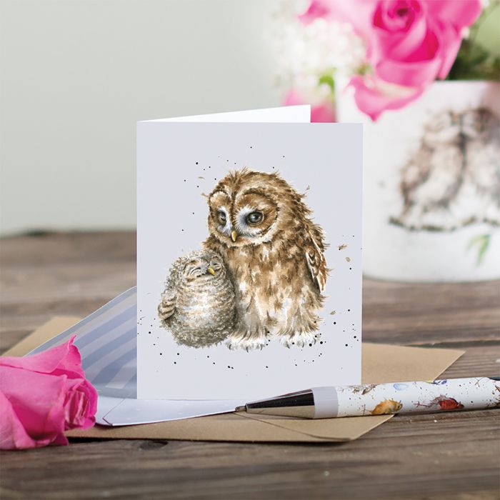 Wrendale Mini Card - Owlways By Your Side