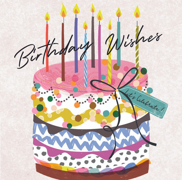 Happy Birthday - Cake Card