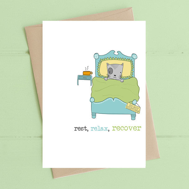 Rest, Relax, Recover Card