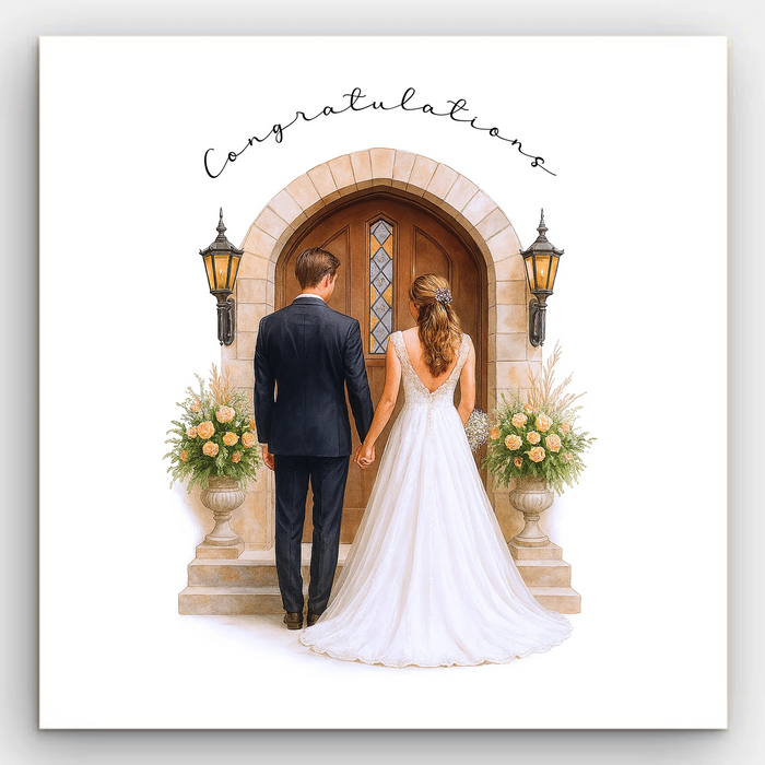Wedding - Church Door Card