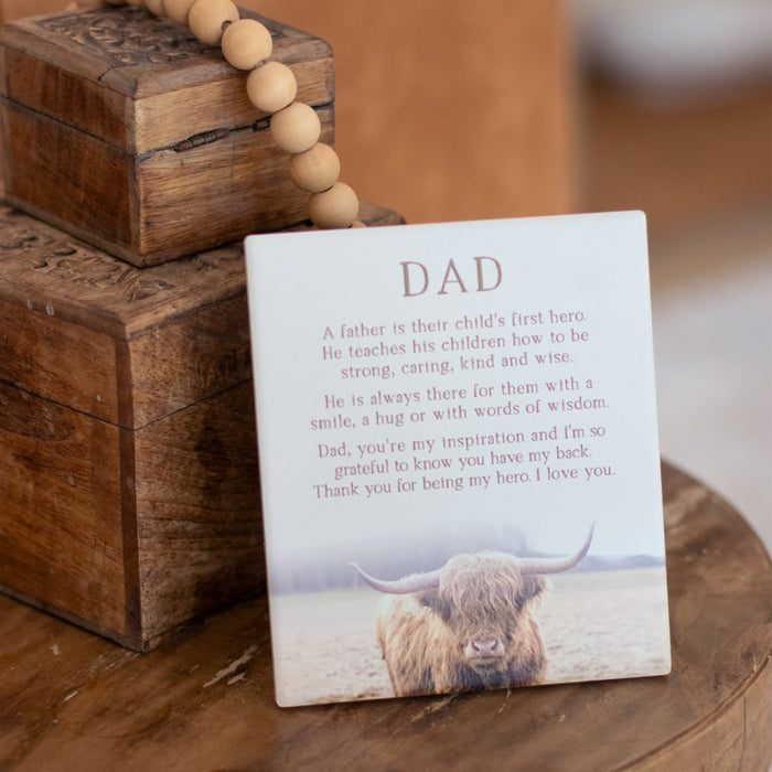Rustic Meadow Dad Verse
