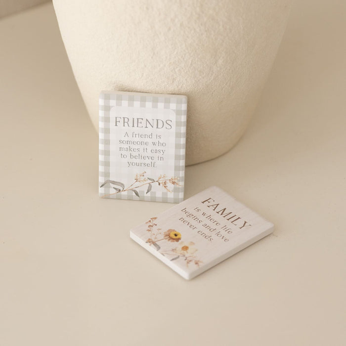 Rustic Meadow Friends Ceramic Magnet