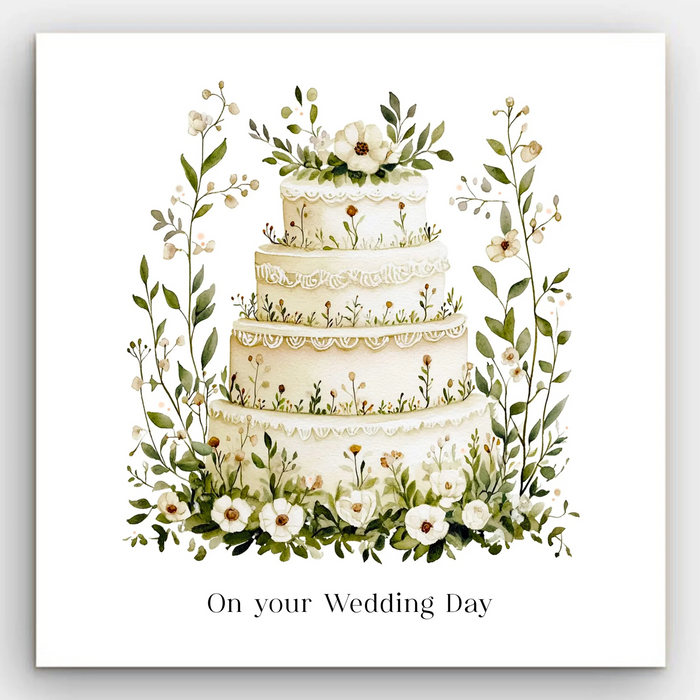 Wedding - Four Tiers Card