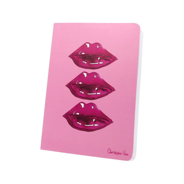 Christopher Vine Notebook - Hot Lips