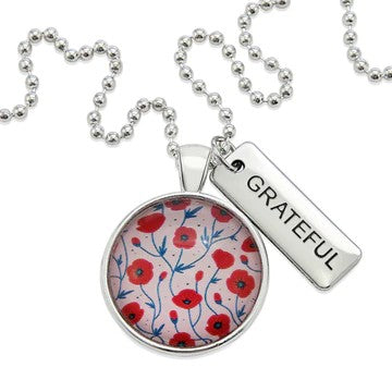 POPPIES COLLECTION - 'GRATEFUL' NECKLACE - SWEET MEMORIAL