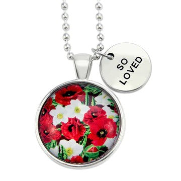 POPPIES COLLECTION - 'SO LOVED' NECKLACE - POPPIES & JONQUILS