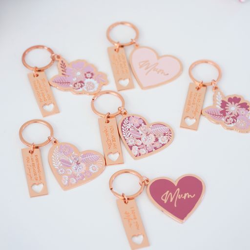 Mother's Day - Enamel Keyring (Asst Designs)