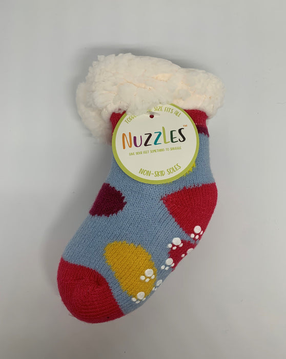 Nuzzles - Dotty Dots (Blue) - Toddler (6-24mths)