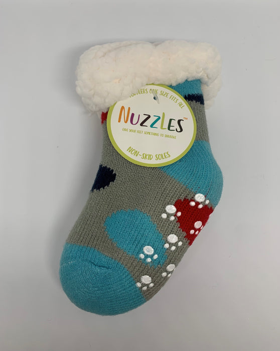 Nuzzles - Dotty Dots (Grey) - Toddler (6-24mths)