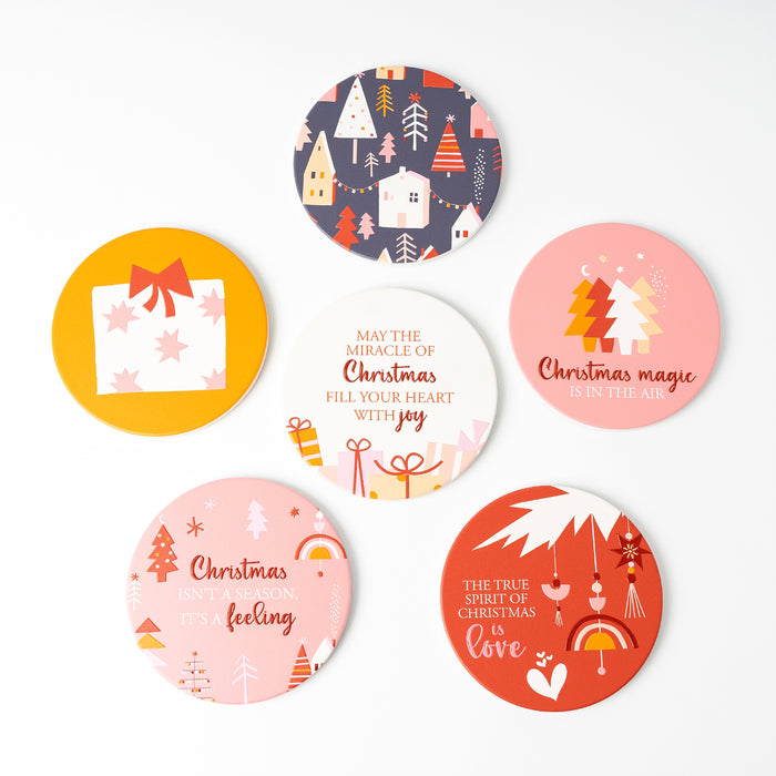 Christmas Gift Ceramic Coaster