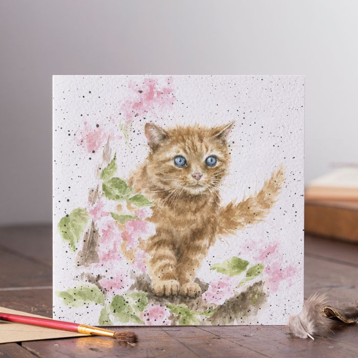 Wrendale Designs Card - 'The Marmalade Cat'