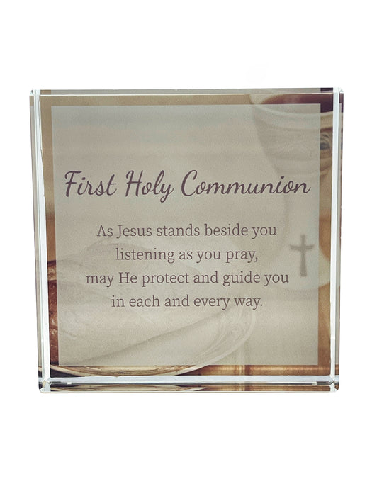 Crystal Block - First Communion
