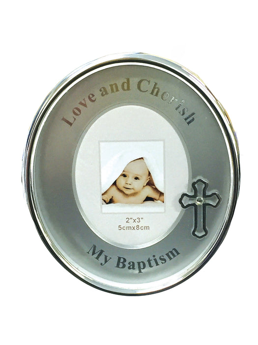 Oval Photo Frame - Baptism