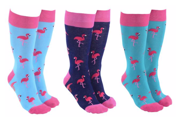Sock Society - Pink Flamingo