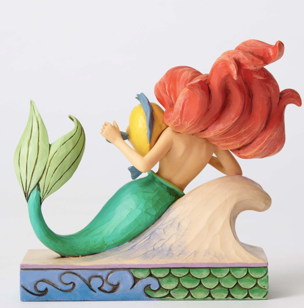 Disney Traditions by Jim Shore White Woodland Ariel and Max