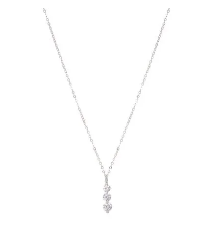 Silver and diamond discount pendant