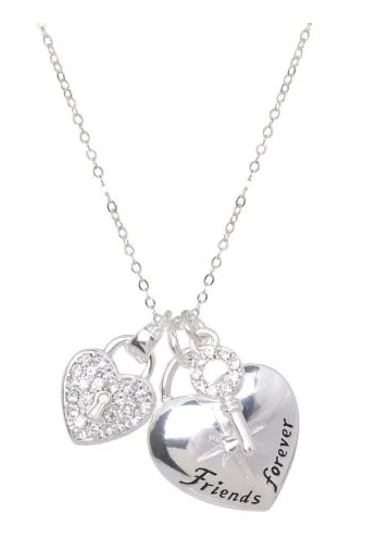 Equilibrium Key To My Heart Necklace - Friends Forever