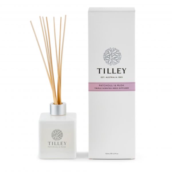 Tilley Patchouli & Musk Aromatic Reed Diffuser - 150mL