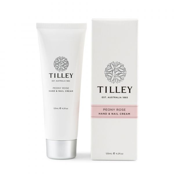 Tilley Peony Rose Deluxe Hand & Nail Cream - 125ml