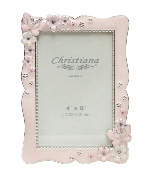 Christiana Pink Butterfly Frame