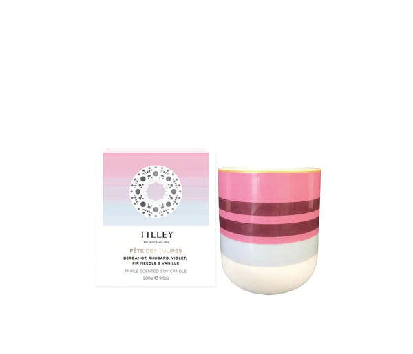 Tilley Limited Edition Fete des Tulipes Candle 280g