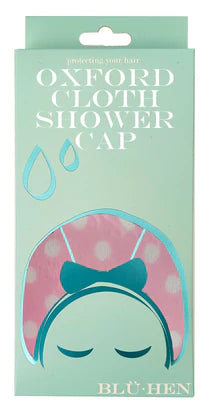 Bluhen Pink Polka Dot Shower Cap