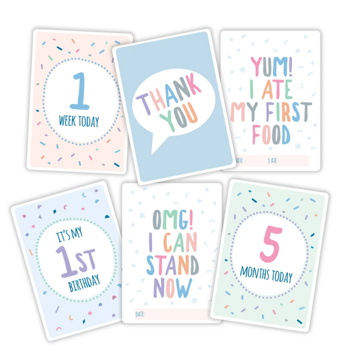 My Little Moments- Baby Milestone Cards